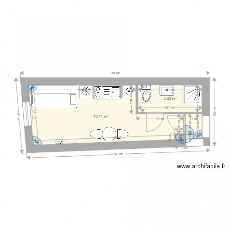 plan crouzil. Plan de 0 pièce et 0 m2
