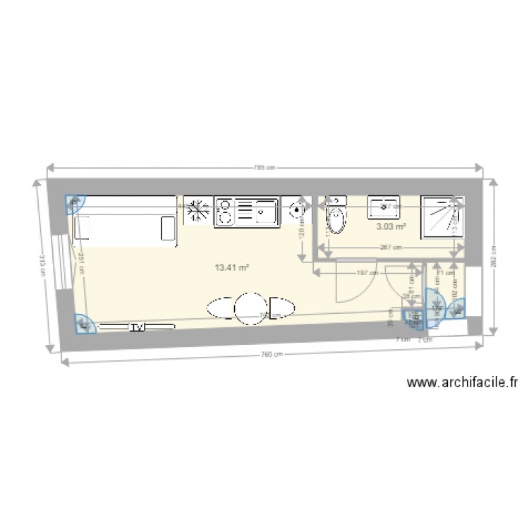 plan crouzil. Plan de 0 pièce et 0 m2