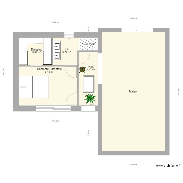 FR SUROT. Plan de 10 pièces et 100 m2