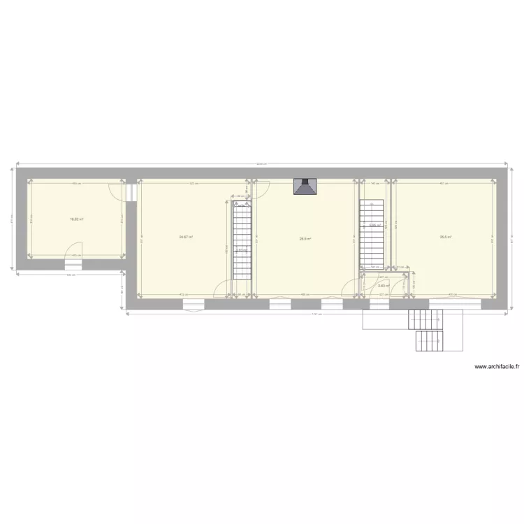 1er &eacute;tage gleiz&eacute;. Plan de 