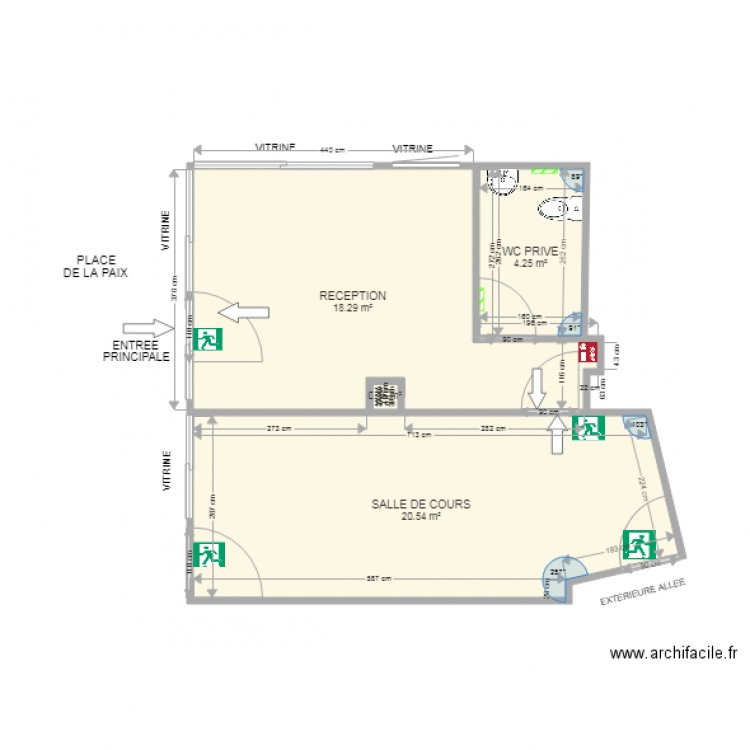 auto ecole SQF. Plan de 0 pièce et 0 m2