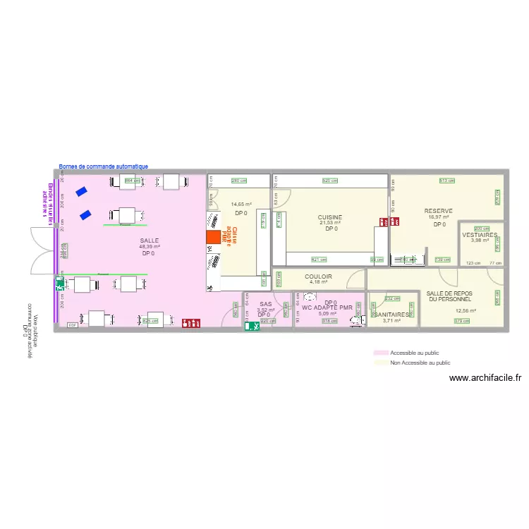 O MIAMS REGAL ANGY APRES TRAVAUX. Plan de 