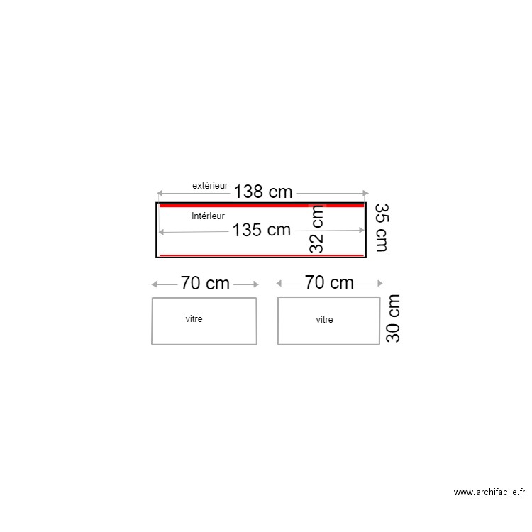 tiroir bouteilles. Plan de 0 pièce et 0 m2