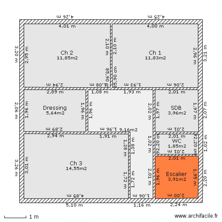 BJP Etage R. Plan de 0 pièce et 0 m2