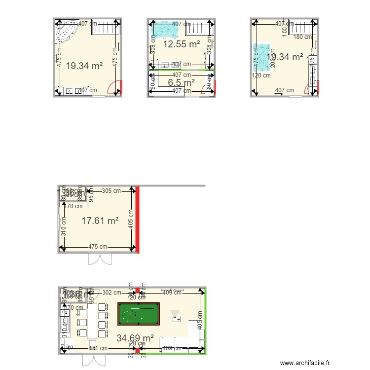 GUILLEMOT et CILINDRE. Plan de 0 pièce et 0 m2