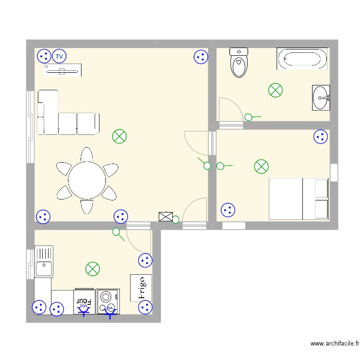 appartement premier étage terres Sainville. Plan de 0 pièce et 0 m2