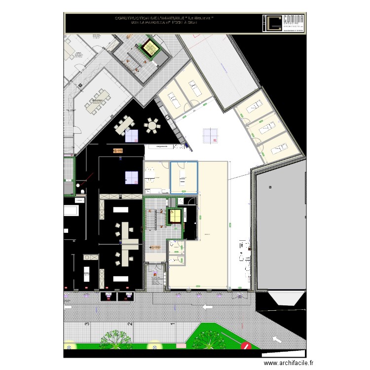 cab sion projet 4 electricité 27 anvier. Plan de 0 pièce et 0 m2