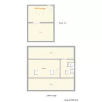 Croquis SCHAFF Etage et sous sol
