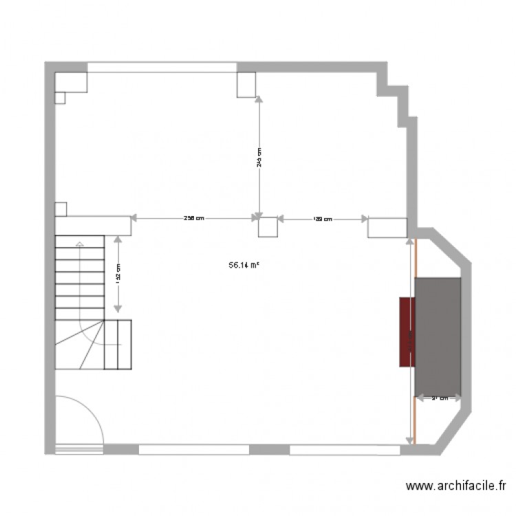 RDC Maison Deauville. Plan de 0 pièce et 0 m2