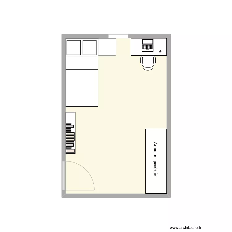 Chambre Nord Est Margaux. Plan de Chambre Nord Est Margaux. Plan de