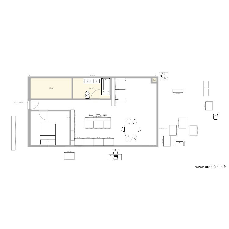 5093 Chambord Option 12 Basement. Plan de 0 pièce et 0 m2