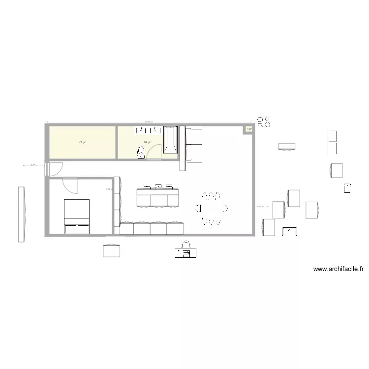 5093 Chambord Option 12 Basement. Plan de 