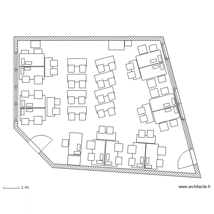 Salle 042 projet3. Plan de 