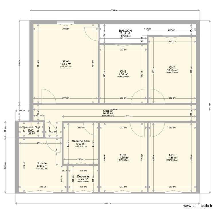 PLAN TROYES PROJET . Plan de 0 pièce et 0 m2