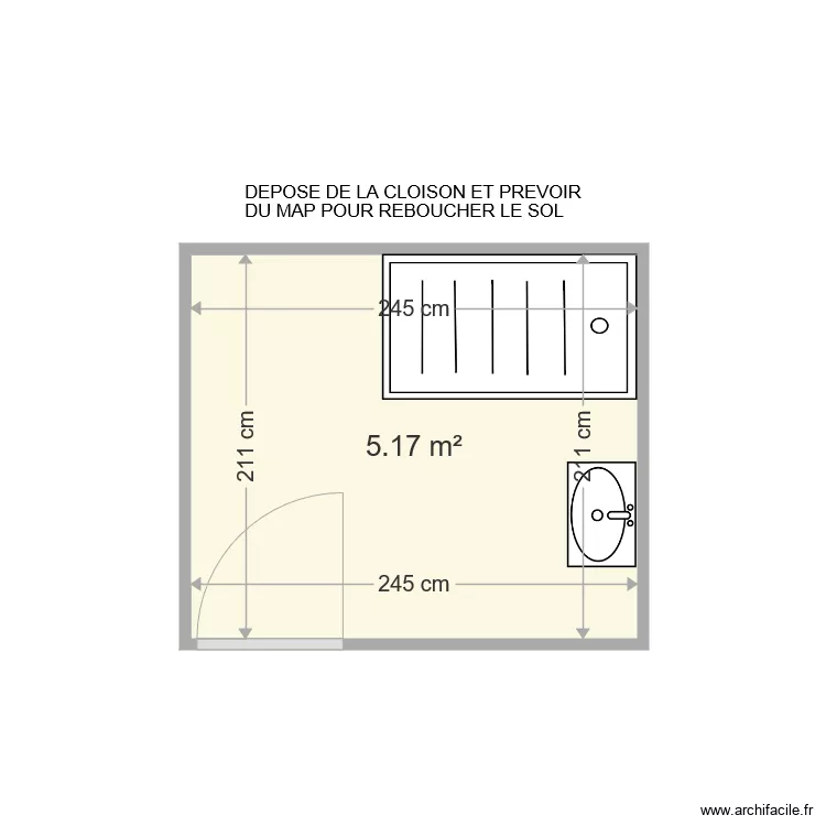 CROSSE ALAIN . Plan de 