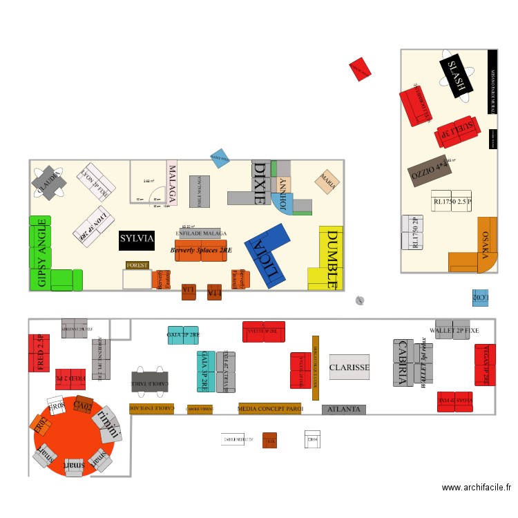 la roche 2019. Plan de 0 pièce et 0 m2