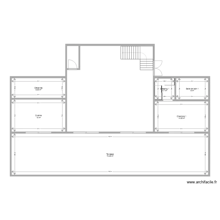 Villa Somone 3. Plan de 