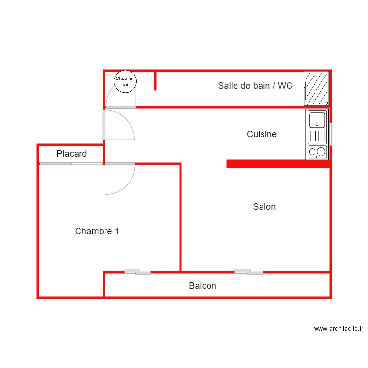 plan babette 3. Plan de 0 pièce et 0 m2