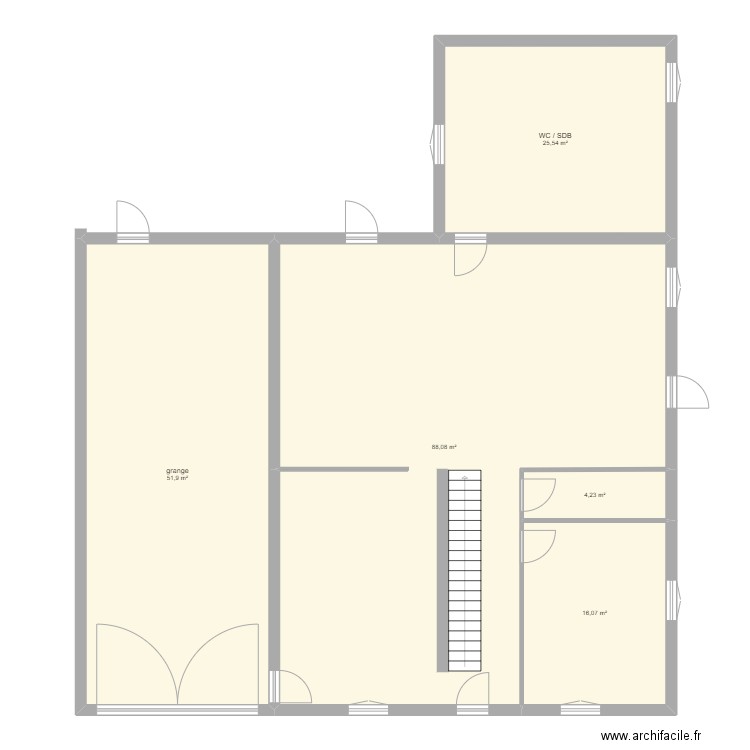 RDC Antoine et Laura. Plan de 0 pièce et 0 m2