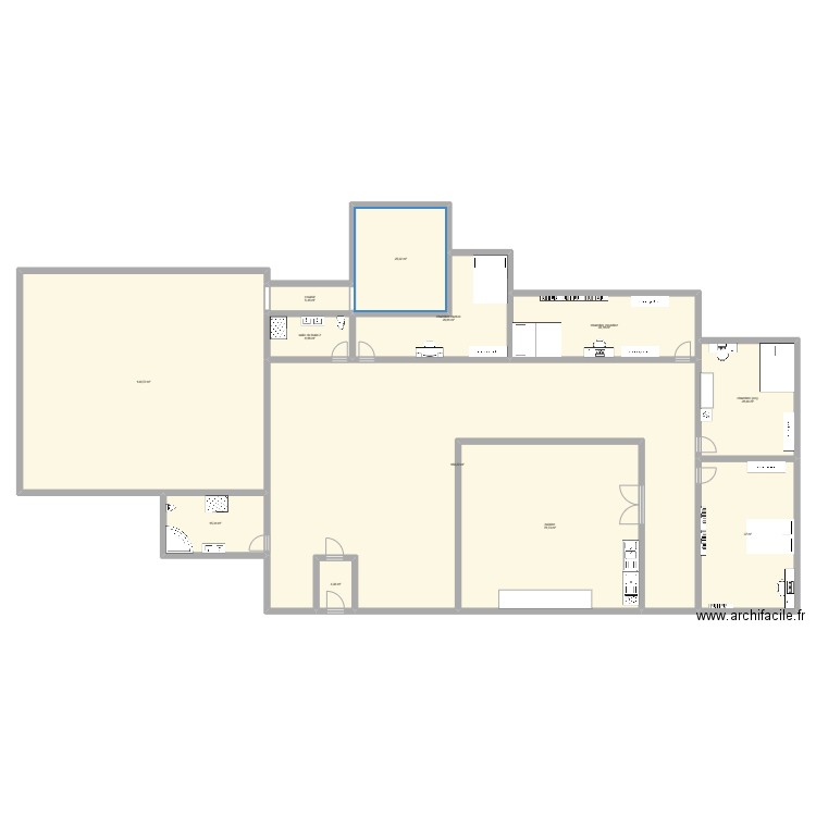 friends. Plan de 0 pièce et 0 m2