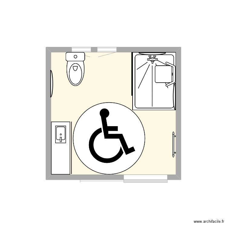 SdB TRAMBLAY. Plan de 0 pièce et 0 m2