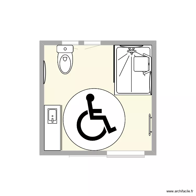 SdB TRAMBLAY. Plan de 