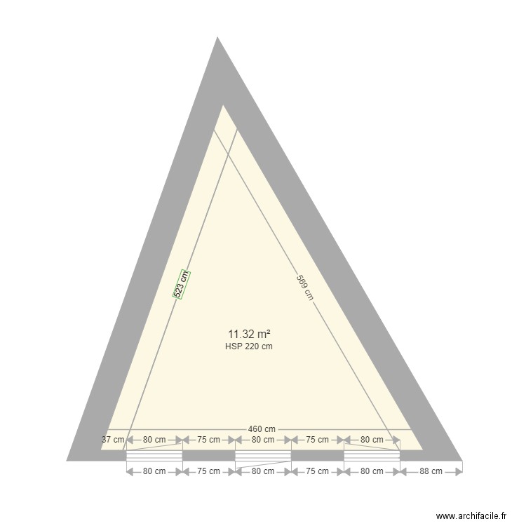 pesant vernon apres modif. Plan de 0 pièce et 0 m2