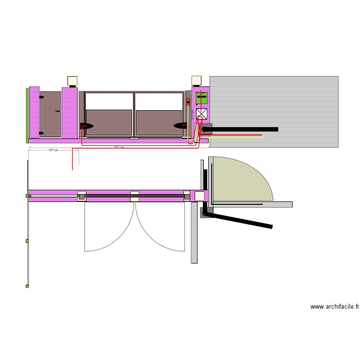 PORTAIL MAISON 2. Plan de 0 pièce et 0 m2