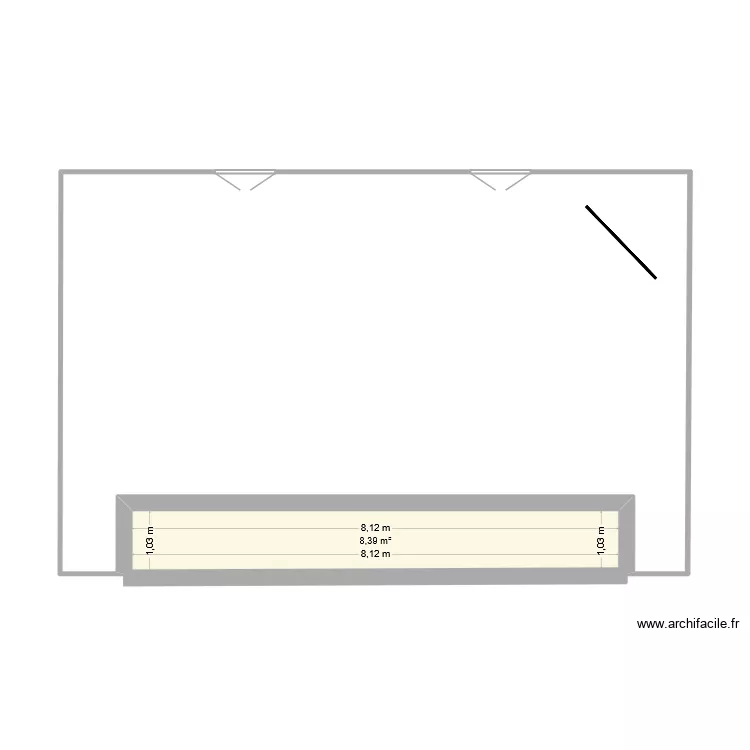 hdv. Plan de 1 et 8 m² hdv. Plan de 1 et 8 m²