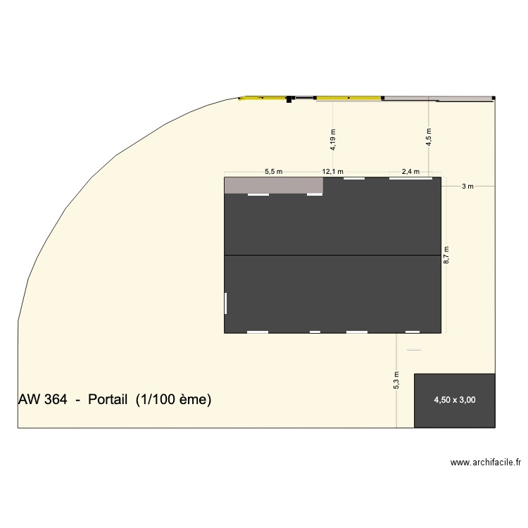 AW364 - Portail. Plan de 0 pièce et 0 m2