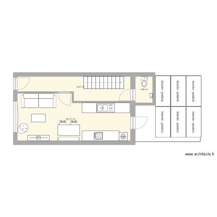 27 Dierickx. Plan de 0 pièce et 0 m2