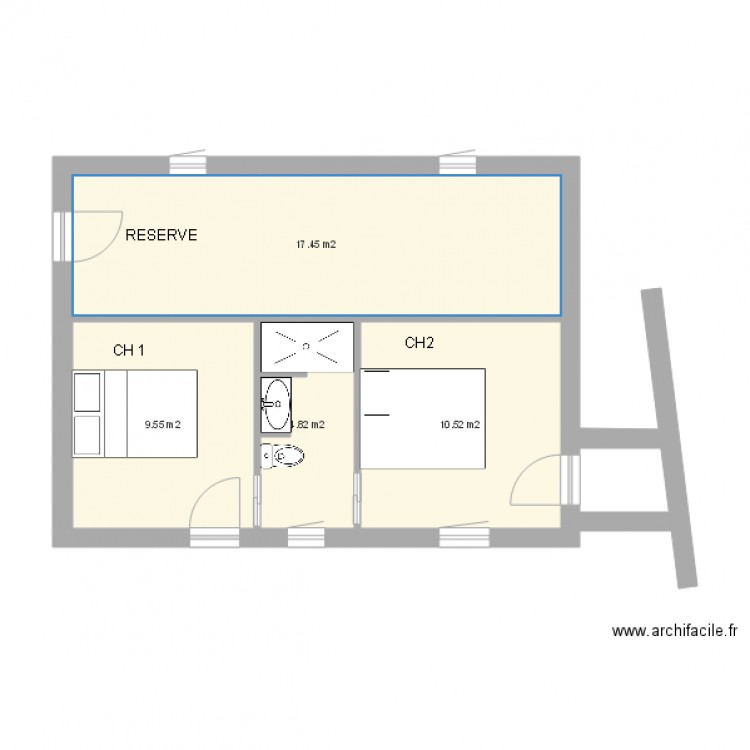 agrandissement . Plan de 0 pièce et 0 m2