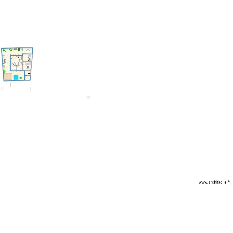 FB MODIFIE 2 APPARTEMENTS. Plan de 16 pièces et 470 m2