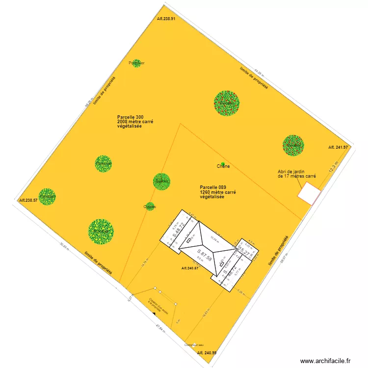 plan de masse. Plan de 