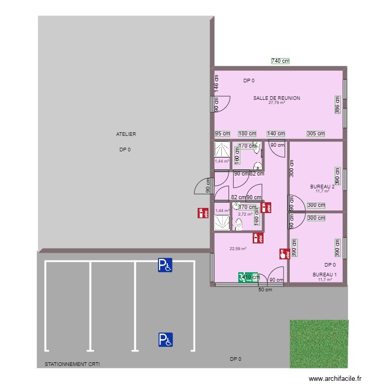 CRTI FORMATION AVANT TRAVAUX. Plan de 0 pièce et 0 m2 CRTI FORMATION AVANT TRAVAUX. Plan de 0 pièce et 0 m2