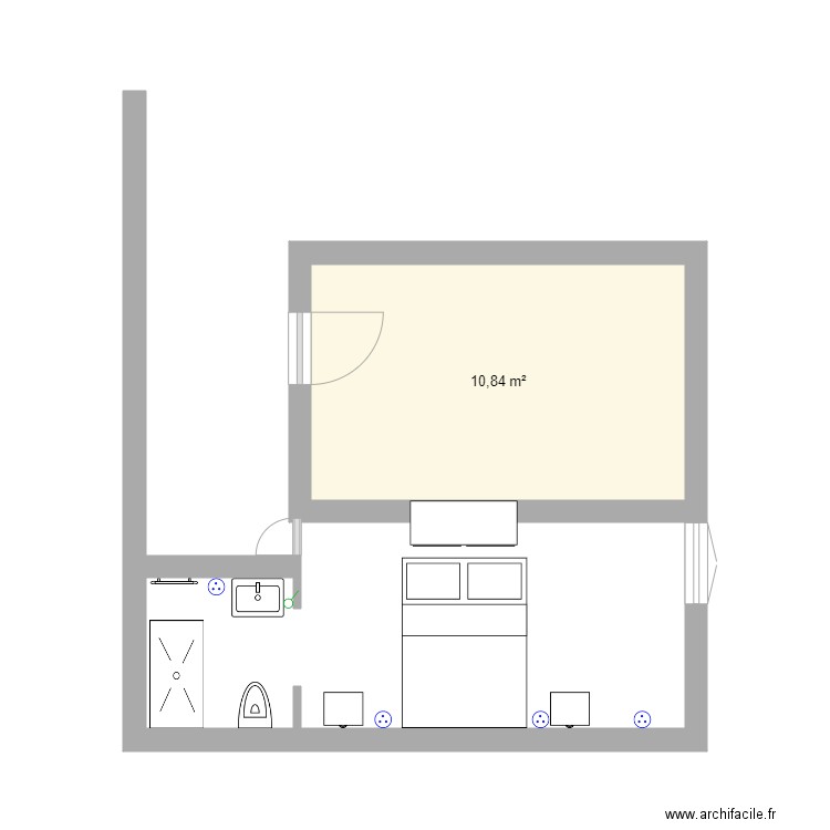 Plan suite parentale. Plan de 0 pièce et 0 m2