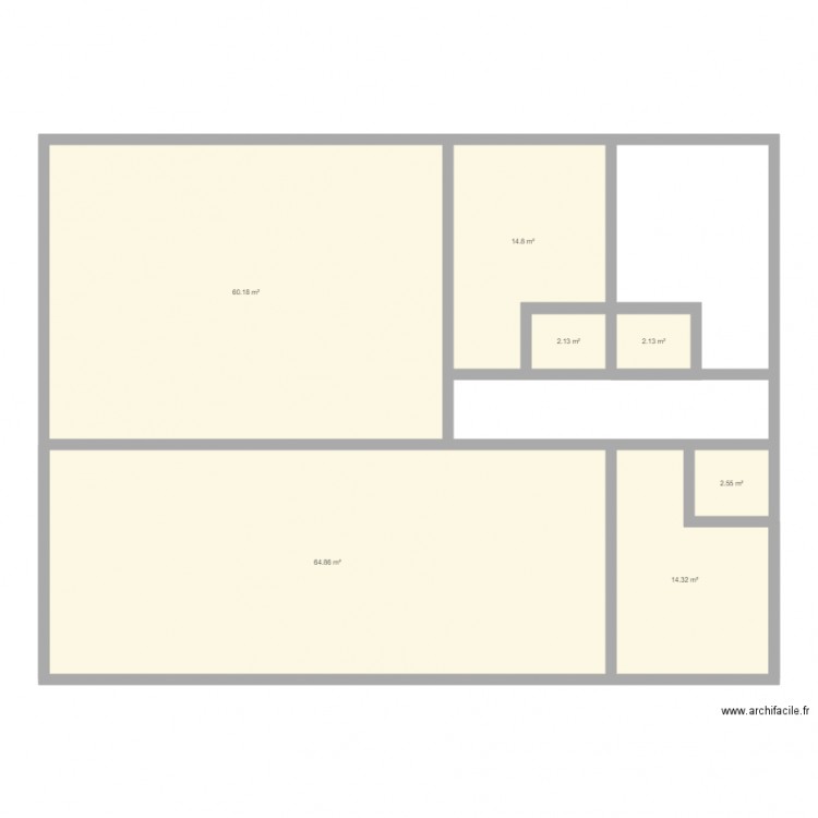 gaine technique de logement . Plan de 0 pièce et 0 m2