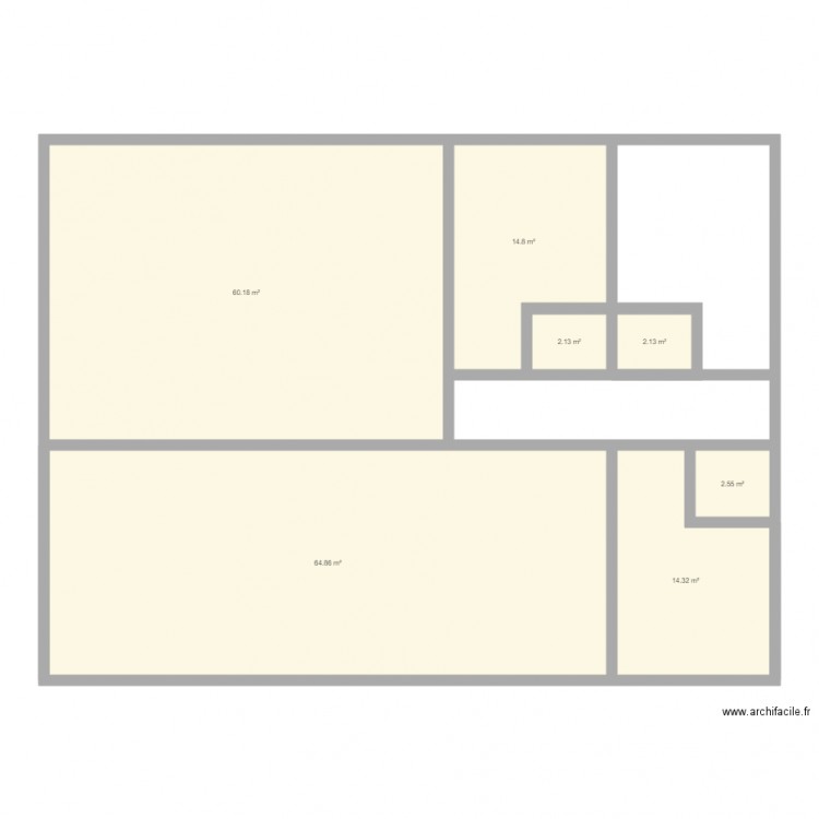 gaine technique de logement . Plan de 0 pièce et 0 m2