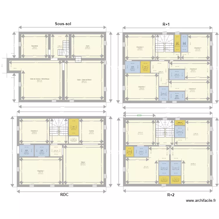202000303 SRA Leclerc Projet&eacute; v1. Plan de 