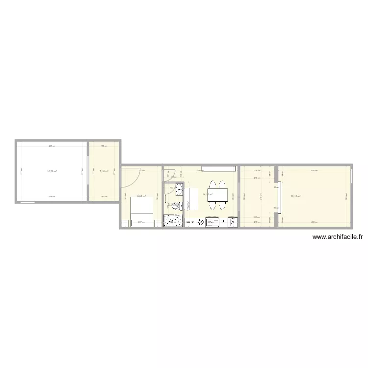 la capte meubl&eacute;e dutto. Plan de 