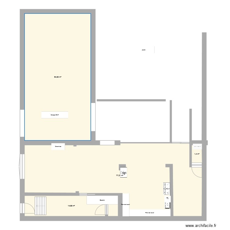 Rdc Projet P. Plan de 0 pièce et 0 m2