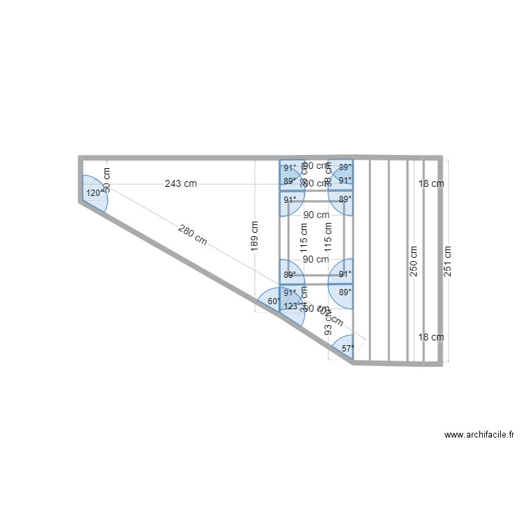 mur piscine Royan. Plan de 0 pièce et 0 m2