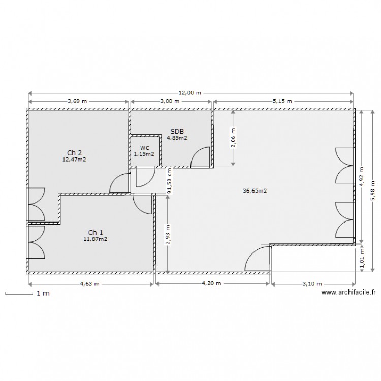 MENZER 2ème . Plan de 0 pièce et 0 m2