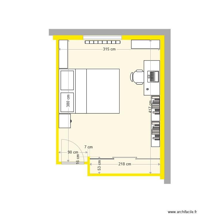 CHAMBRE THEO. Plan de 0 pièce et 0 m2