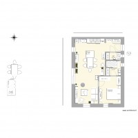 plan appart PG plain pied ferme 7 pignon est 3 suite parentale