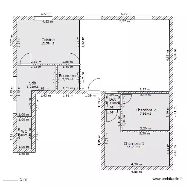 JAUMOUILLE. Plan de JAUMOUILLE. Plan de