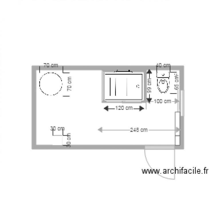 MONJAT APRES TRAVAUX. Plan de 0 pièce et 0 m2