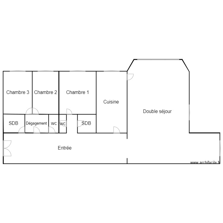 TOULLEC. Plan de 0 pièce et 0 m2