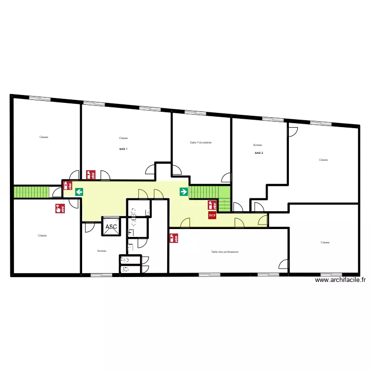 Les graine etage. Plan de 