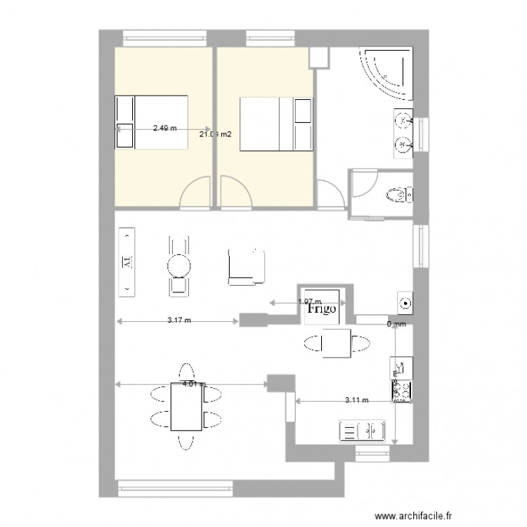 RDC F 4 A. Plan de 0 pièce et 0 m2